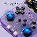 R36s Open Source Handheld Game Console 3.5 Inch HD Screen Portable Retro Gamepad with PSP Emulator, 64GB Card