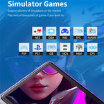 R36s Open Source Handheld Game Console 3.5 Inch HD Screen Portable Retro Gamepad with PSP Emulator, 64GB Card