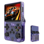 R36s Open Source Handheld Game Console 3.5 Inch HD Screen Portable Retro Gamepad with PSP Emulator, 64GB Card
