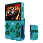 R36s Open Source Handheld Game Console 3.5 Inch HD Screen Portable Retro Gamepad with PSP Emulator, 64GB Card