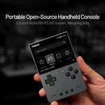 TRIMUI BRICK Hammer Handheld Video Game Console 3.2 Inch IPS Screen Retro Arcade Gamepad, with 64GB Card