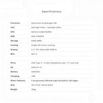 MANGMI AIR X Retro Håndholdt Spillekonsol 4GB+64GB 5,5 Tommer IPS-Skærm Android 14 Gamingenhed, Intet TF-kort