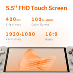 MANGMI AIR X Retro Handheld Game Console with 256G TF Card, 4GB+64GB 5.5 Inch IPS Display Android 14 Gaming Device