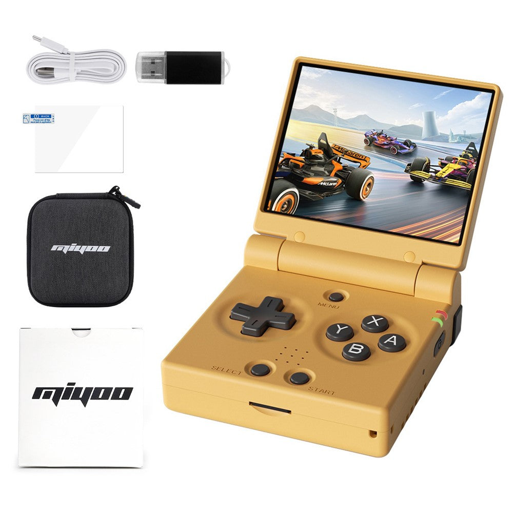 MIYOO Mini Flip Håndholdt Spillekonsol 2.8 Tommer IPS Skærm Retro Arkadespilleenhed (Intet Kort)