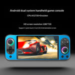 D50MAX Retro Gamepad without TF Card 5 Inch IPS Touch Screen Android Handheld Gaming Console with RGB Light