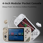 MINI LONG1 Video Gamepad without TF Card 4 Inch IPS Screen WiFi Wireless Retro Handheld Gaming Console