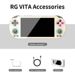 ANBERNIC RG VITA 5,46 tommer IPS håndholdt spillekonsol indbygget 3GB+64GB Streaming Android 12 T618 Octa-Core Konkurrencepræget spillemaskine