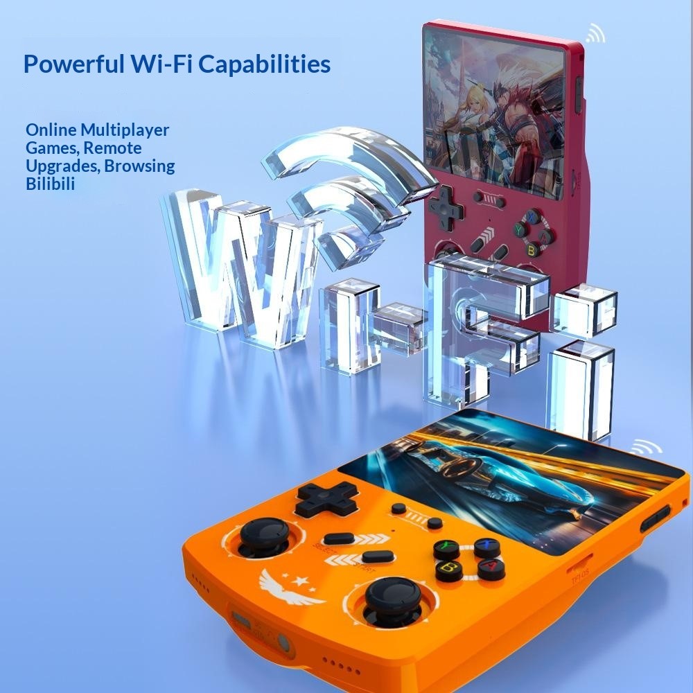 R40XX Handheld Game Console 4.2 inch IPS Screen 128GB Linux System Bluetooth-compatible Video Player