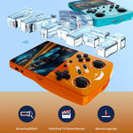 R40XX Handheld Game Console 4.2 inch IPS Screen 128GB Linux System Bluetooth-compatible Video Player