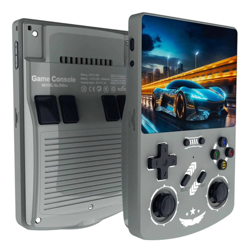 R40XX Handheld Game Console 4.2 inch IPS Screen 128GB Linux System Bluetooth-compatible Video Player