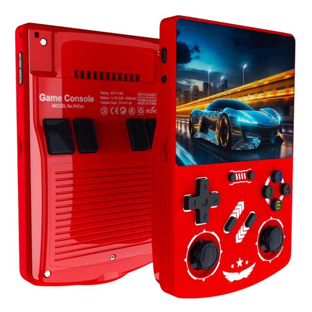 R40XX Handheld Game Console 4.2 inch IPS Screen 128GB Linux System Bluetooth-compatible Video Player