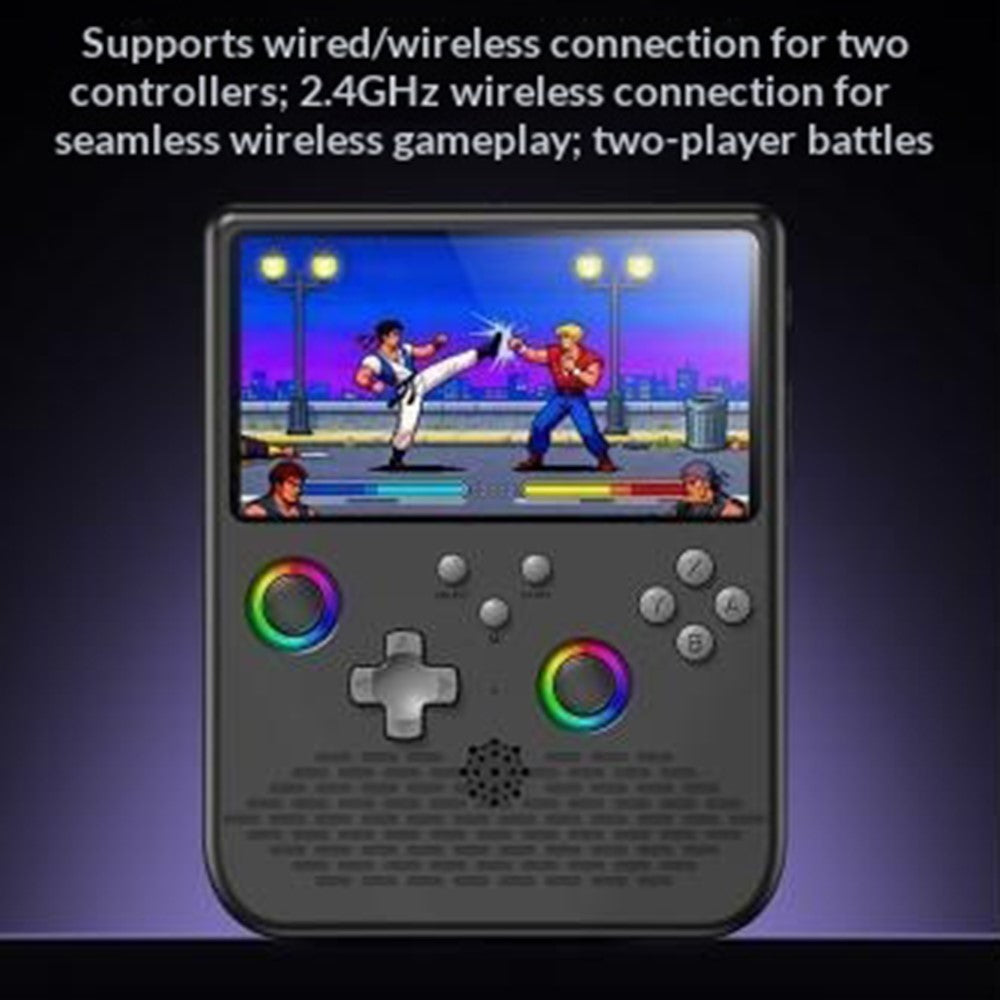H5 Handheld Gaming Console 64G 5-inch IPS Screen RGB Lights 34 Emulators GBA Arcade