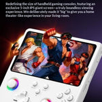 H5 Handheld Gaming Console 64G 5-inch IPS Screen RGB Lights 34 Emulators GBA Arcade