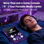 X36 Ultra Håndholdt Spillekonsol Android 10.0 4,2 tommer IPS 1GB+8GB RGB Joystick Retro Videospiller til YouTube TikTok Gaming