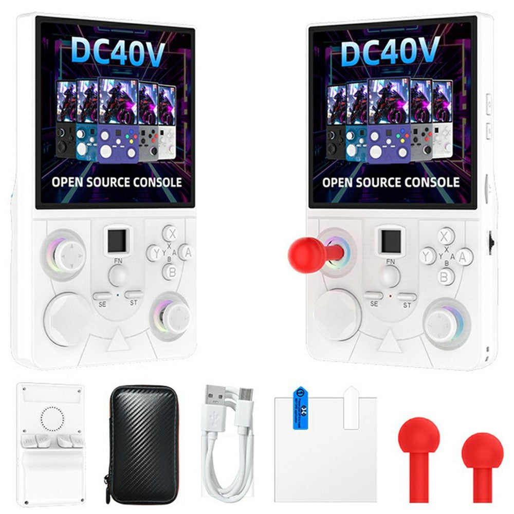DC40V 64GB Open Source WiFi Håndholdt Spillekonsol 3,5 tommer IPS Skærm 4000mAh Understøtter 30+ Emulatorer