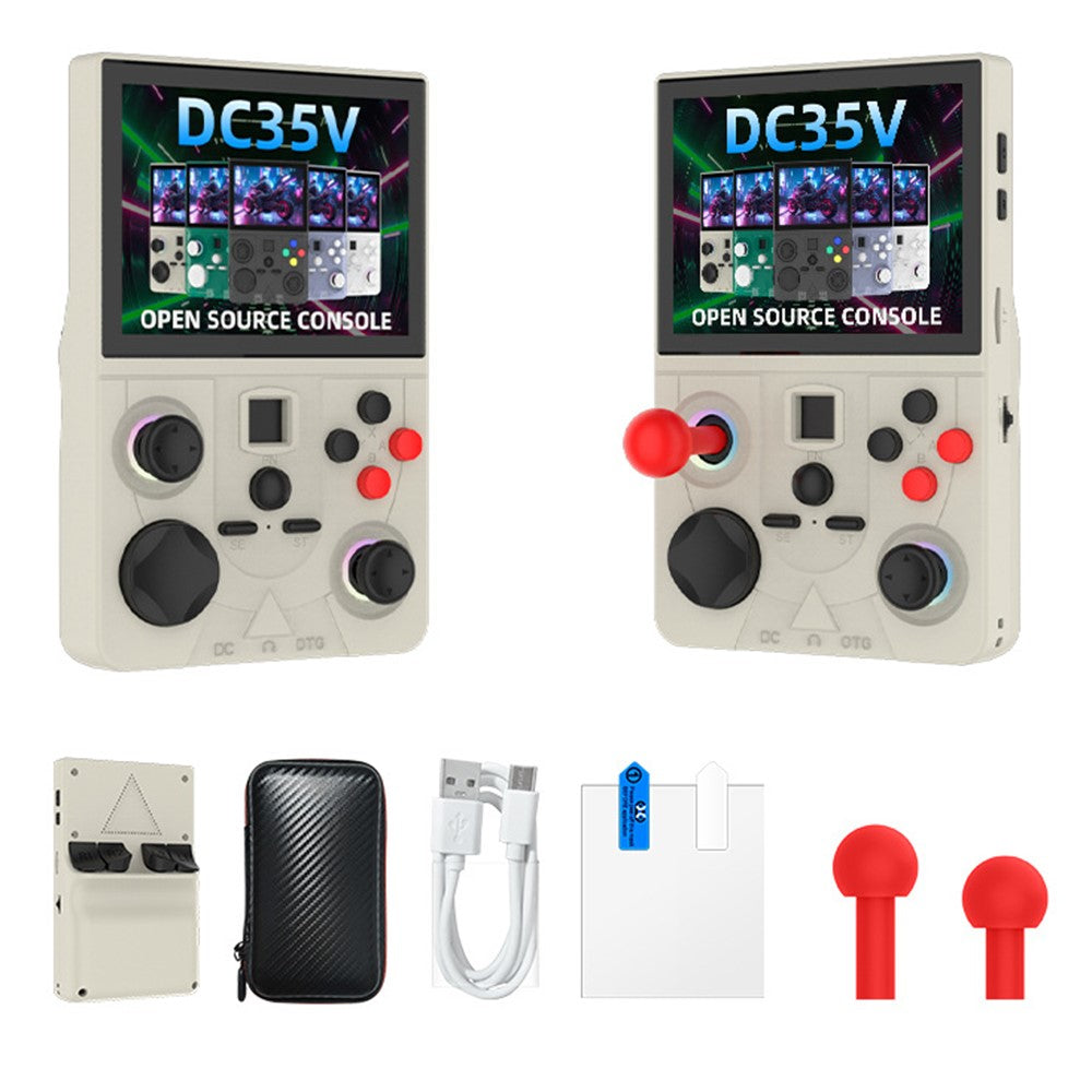 DC35V 64G Handheld Gaming Console 3.5 inch IPS Display Retro Arcade Games Player Supports 30+ Emulators