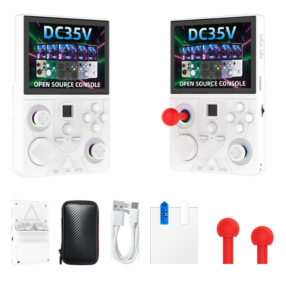 DC35V 128G Handheld Gaming Console 3.5 inch IPS Display Retro Arcade Games Player Supports 30+ Emulators