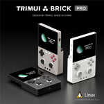 TRIMUI Brick Pro Handheld Game Console with 64GB TF Card Dual Hall Joysticks 3.95 inch IPS Screen Linux Retro Gamepad