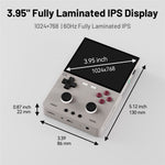TRIMUI Brick Pro Handheld Game Console with 64GB TF Card Dual Hall Joysticks 3.95 inch IPS Screen Linux Retro Gamepad