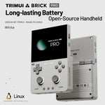 TRIMUI Brick Pro Handheld Game Console with 64GB TF Card Dual Hall Joysticks 3.95 inch IPS Screen Linux Retro Gamepad