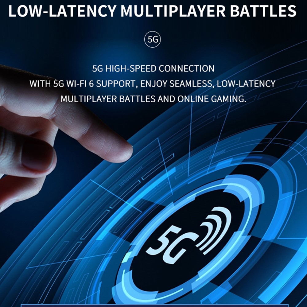 H55 PRO Handheld Game Console without TF Card 5.5 Inch IPS Screen Dual Joysticks WiFi Retro Gamepad