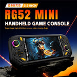 AISLPC RG52 Mini Handheld Game Console with 64GB TF Card 5.5 inch HD Screen RK3562 Quad Core 5000mAh Battery Dual Vibration