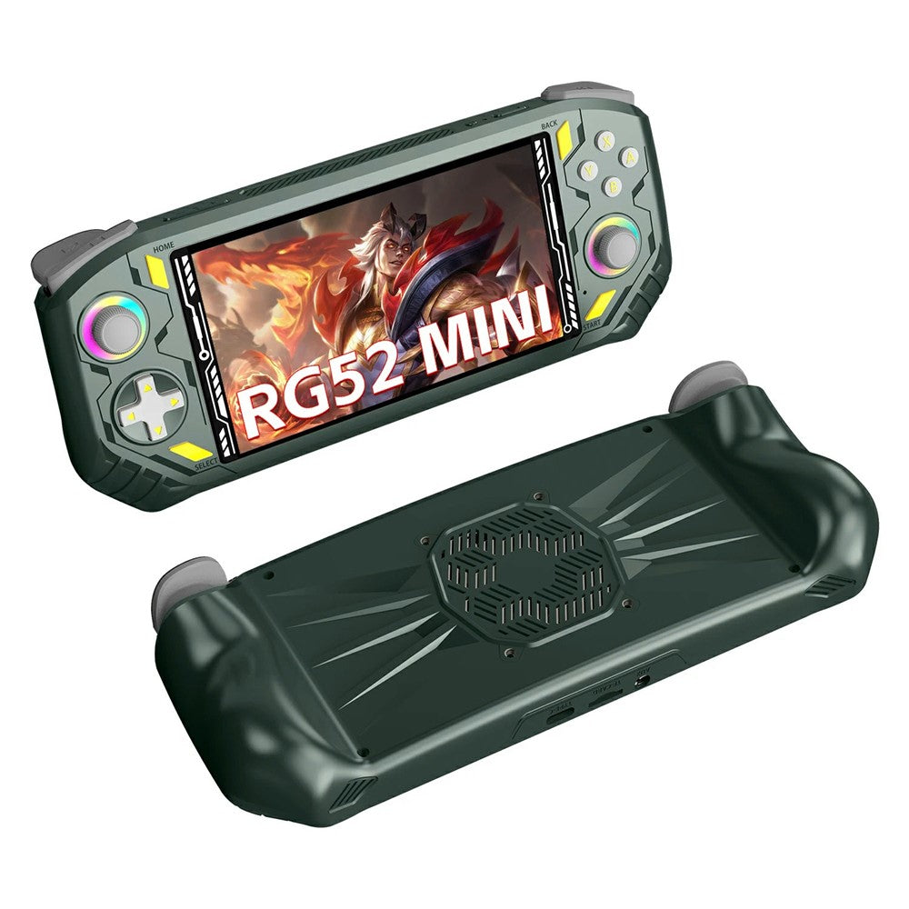 AISLPC RG52 Mini Handheld Game Console with 128GB TF Card 5.5 inch HD Screen RK3562 Quad Core 5000mAh Battery Dual Vibration