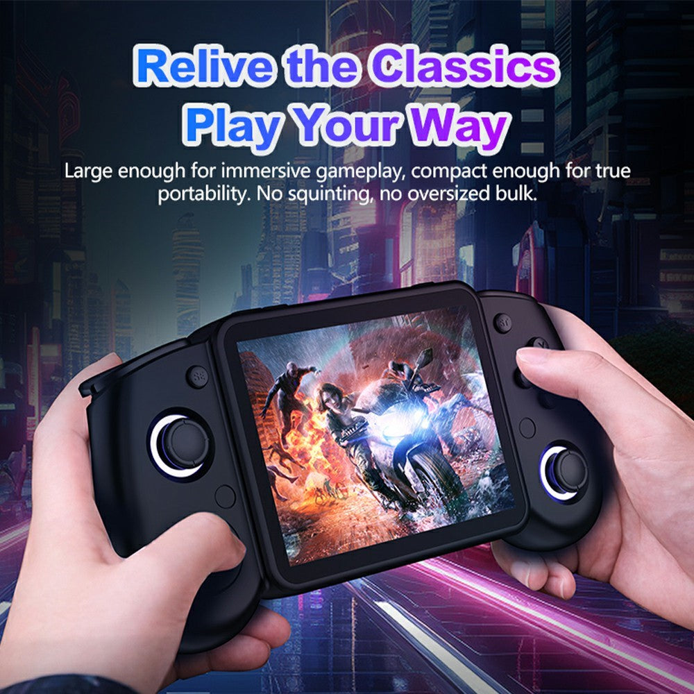 AISLPC RG43H Pro Handheld Game Console without TF Card 4.3 Inch IPS Screen Dual System RK3562 Quad Core WiFi RGB Joystick