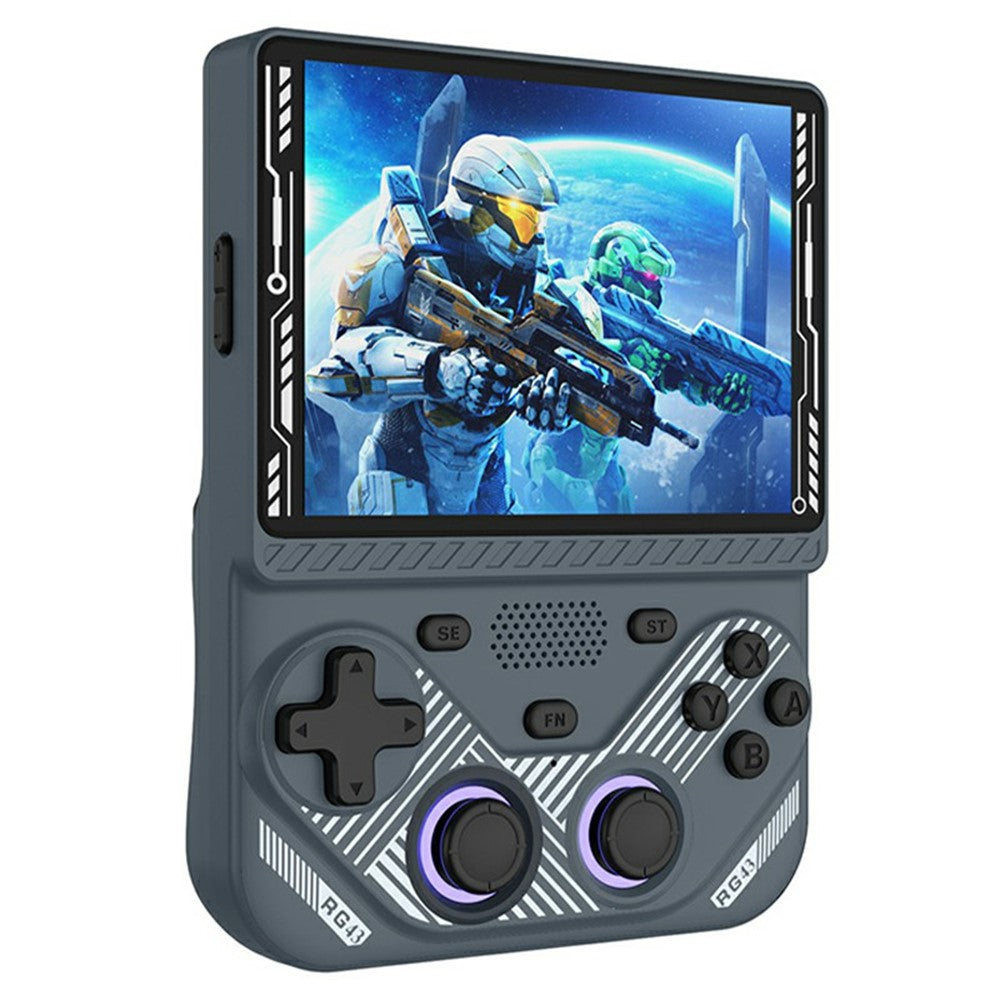 AISLPC RG43V PRO Handheld Game Console with 128GB TF Card RK3562 Quad Core 4.3 Inch IPS HD Screen 4000mAh Battery Dual Band WiFi