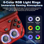 AISLPC RG43V PRO Handheld Game Console with 64GB TF Card RK3562 Quad Core 4.3 Inch IPS HD Screen 4000mAh Battery Dual Band WiFi