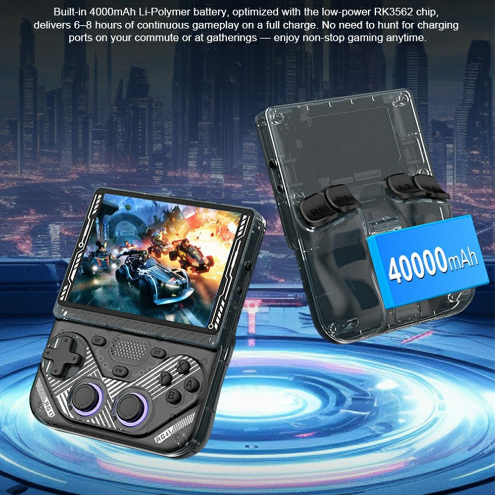 AISLPC RG43V PRO Handheld Game Console with 64GB TF Card RK3562 Quad Core 4.3 Inch IPS HD Screen 4000mAh Battery Dual Band WiFi