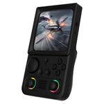 AISLPC R36T MAX retro-spillekonsol med 64GB TF-kort 4,0 tommer IPS buet skærm dobbelte 3D-joysticks RGB WiFi håndholdt gamepad