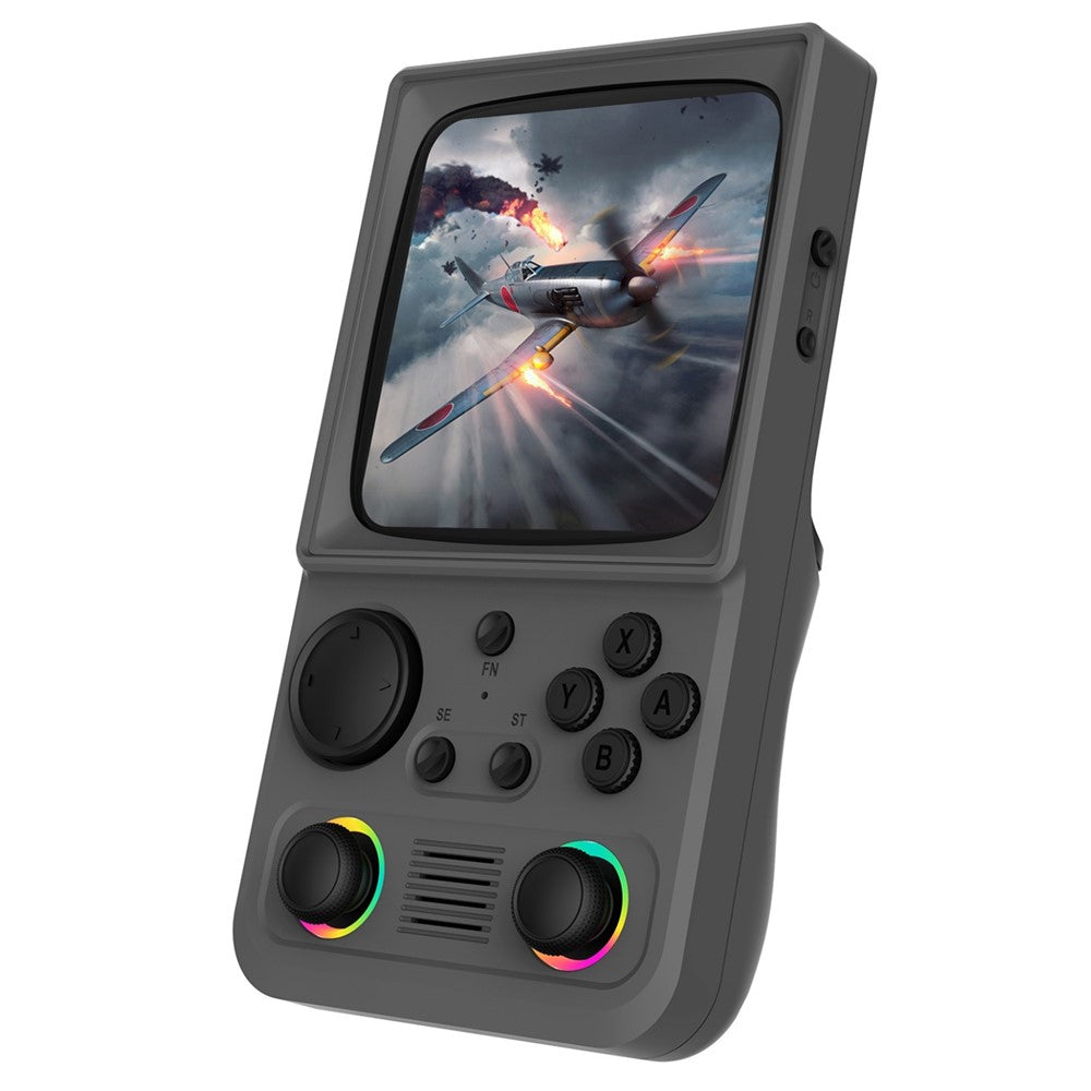 AISLPC R36T MAX retro-spillekonsol med 64GB TF-kort 4,0 tommer IPS buet skærm dobbelte 3D-joysticks RGB WiFi håndholdt gamepad