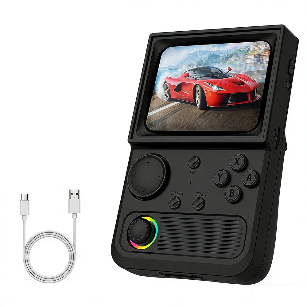 AISLPC R36T Retro Handheld Game Console without TF Card 3.5 Inch IPS Screen RK3326 EmuELEC 18000+ Games RGB Joystick 5G WiFi