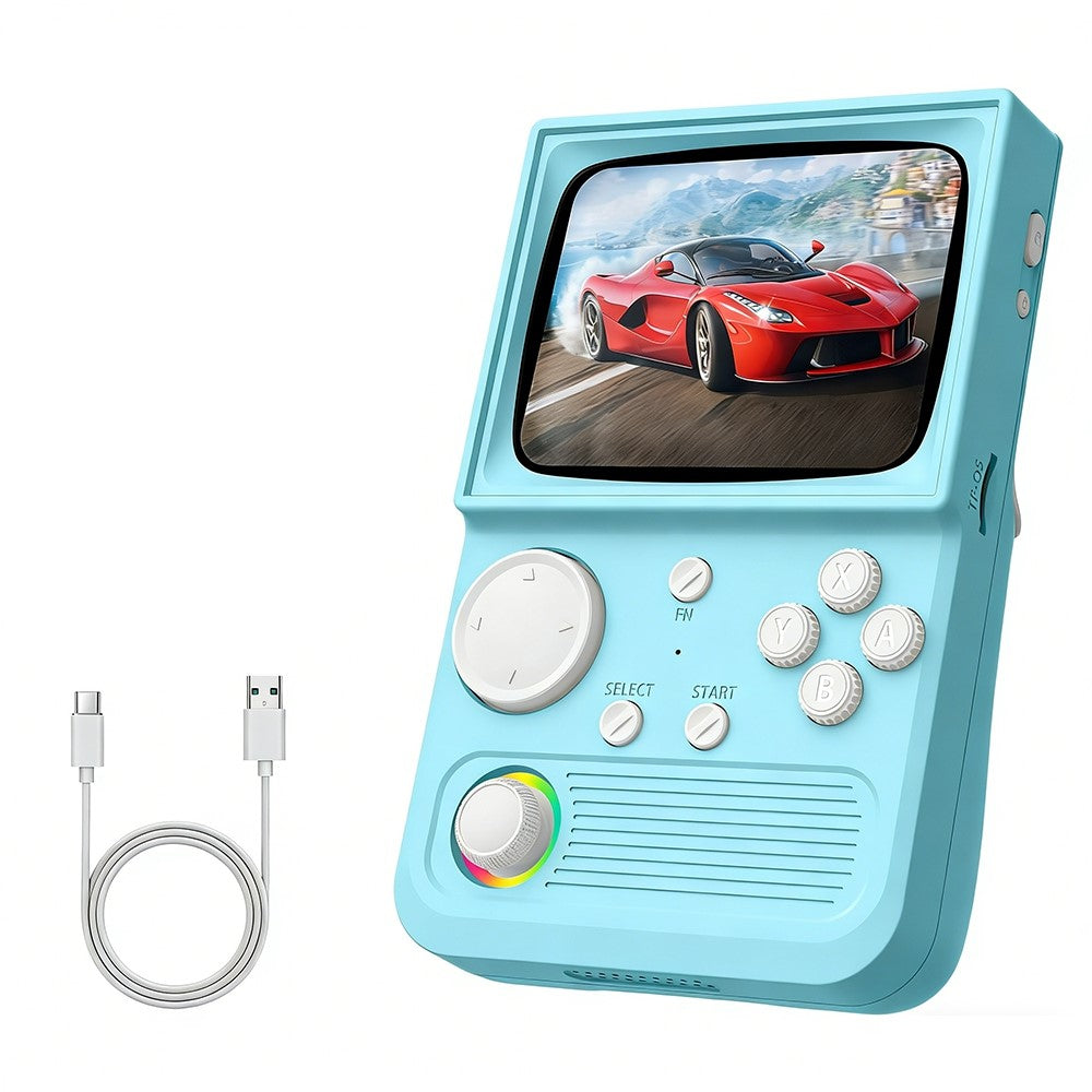 AISLPC R36T Retro Handheld Game Console without TF Card 3.5 Inch IPS Screen RK3326 EmuELEC 18000+ Games RGB Joystick 5G WiFi