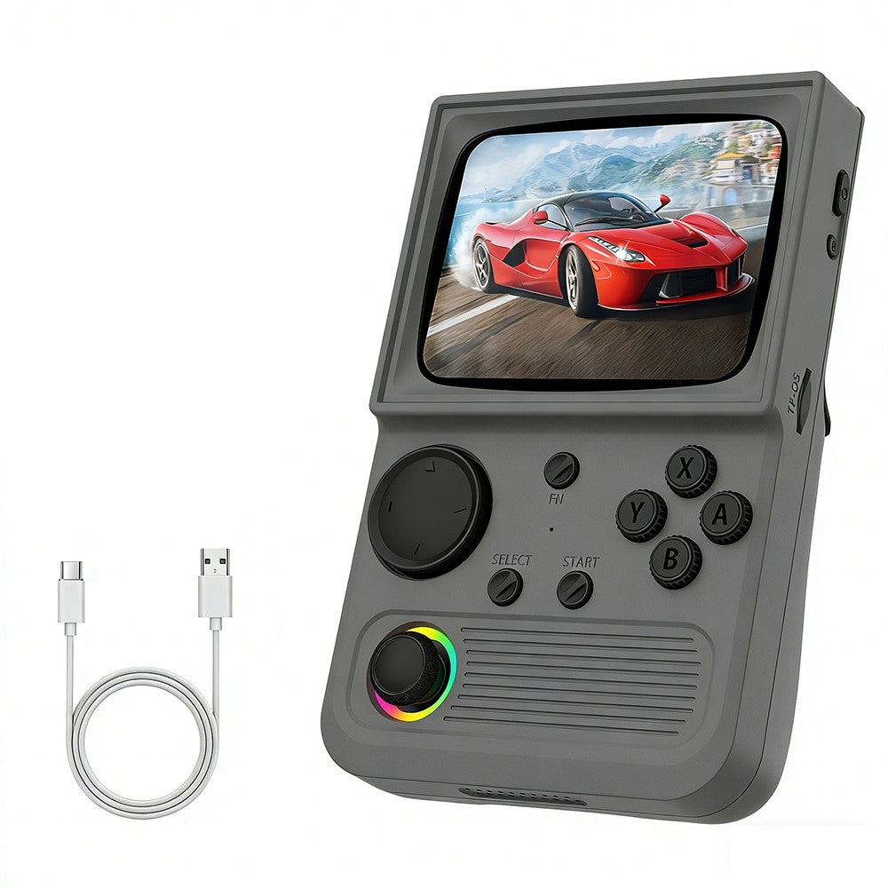 AISLPC R36T Retro Handheld Game Console without TF Card 3.5 Inch IPS Screen RK3326 EmuELEC 18000+ Games RGB Joystick 5G WiFi
