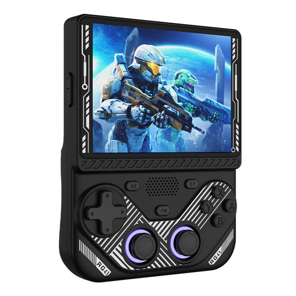 AISLPC RG43V PRO Handheld Game Console without TF Card RK3562 Quad Core 4.3 Inch IPS HD Screen 4000mAh Battery Dual Band WiFi