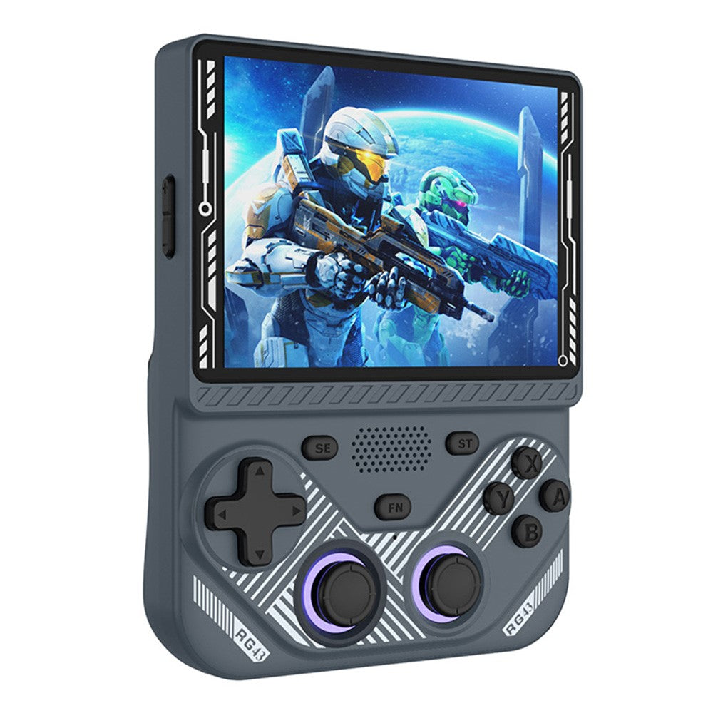 AISLPC RG43V PRO Handheld Game Console without TF Card RK3562 Quad Core 4.3 Inch IPS HD Screen 4000mAh Battery Dual Band WiFi