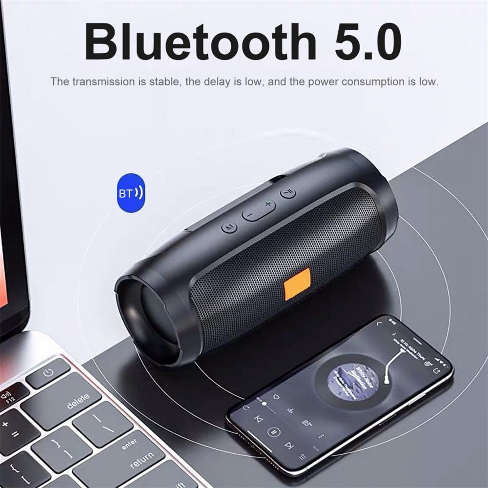 MINI2+ Transportabel Genopladelig Bluetooth-kompatibel Højttaler med Tung Bas, Trådløs Musiksubwoofer, Understøtter TF-kort / USB-disk