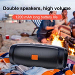 MINI2+ Transportabel Genopladelig Bluetooth-kompatibel Højttaler med Tung Bas, Trådløs Musiksubwoofer, Understøtter TF-kort / USB-disk