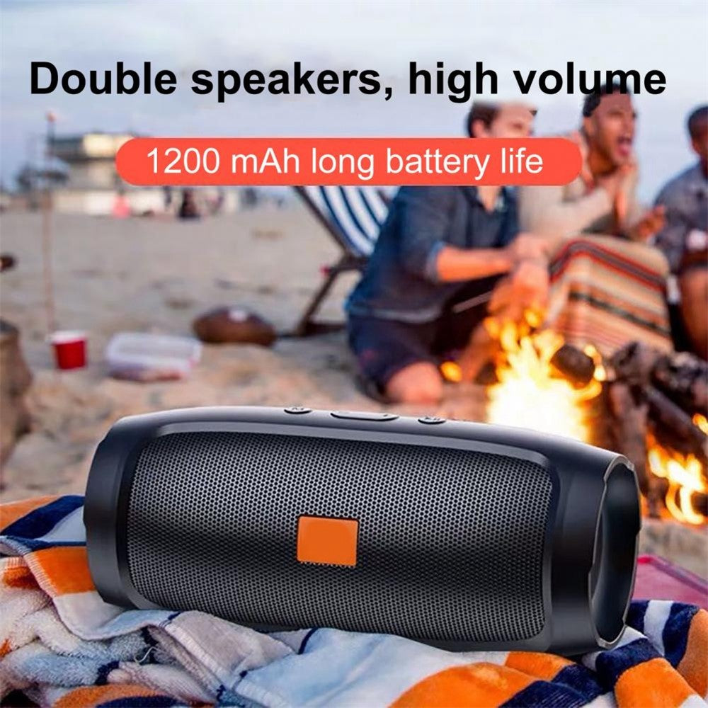 MINI2+ Transportabel Genopladelig Bluetooth-kompatibel Højttaler med Tung Bas, Trådløs Musiksubwoofer, Understøtter TF-kort / USB-disk
