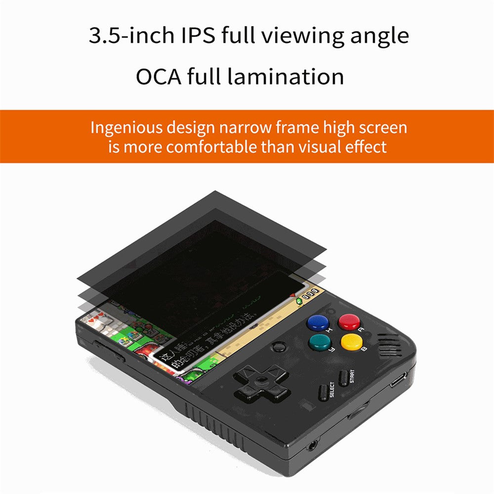MIYOO Mini Plus 3.5-inch IPS Screen Linux System Portable Retro Handheld Game Console