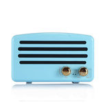 Retro Style Wireless Bluetooth-Compatible Speaker Mini Portable TF Card Slot Music Player