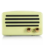 Retro Style Wireless Bluetooth-Compatible Speaker Mini Portable TF Card Slot Music Player
