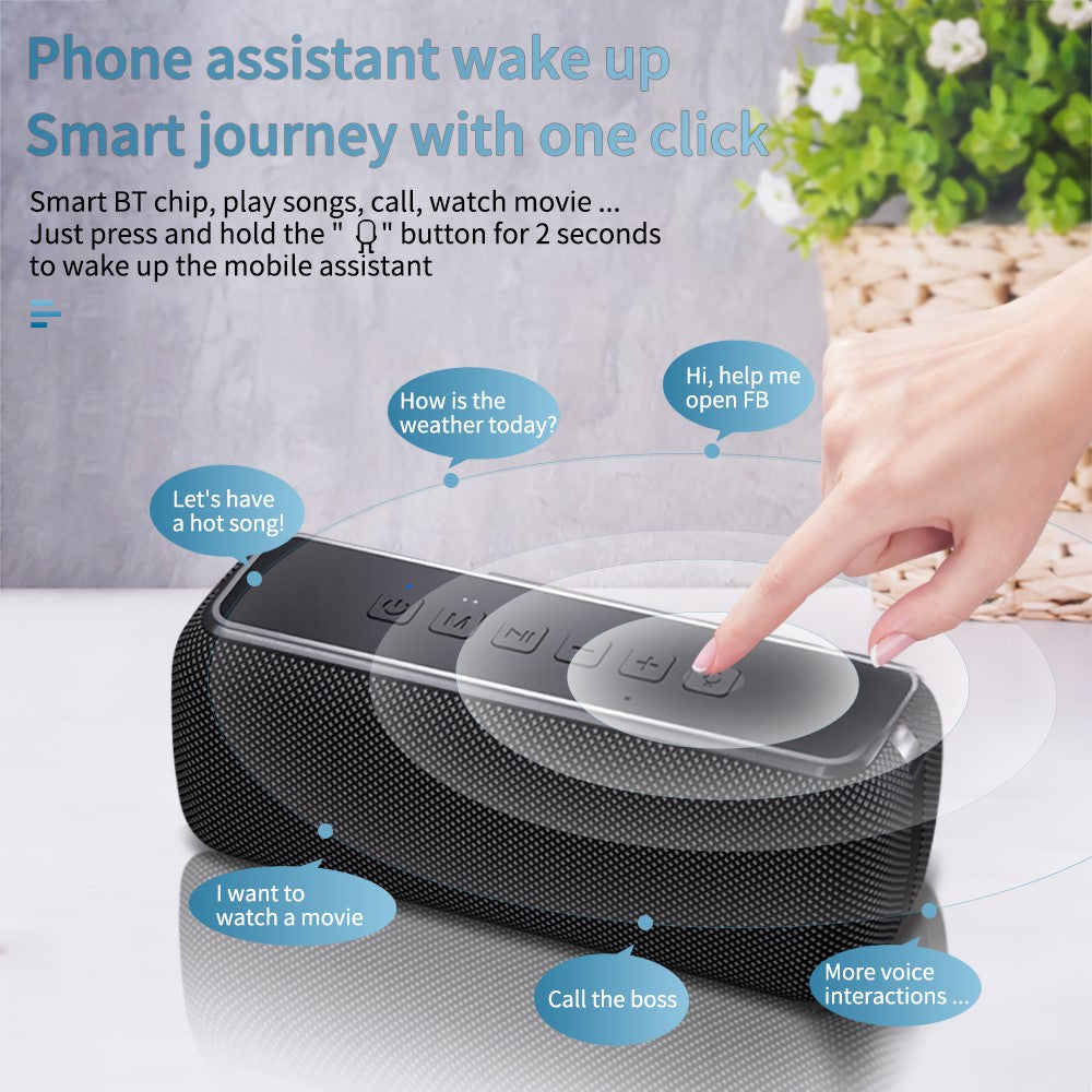 CYBORIS V7-Pro 60W Bluetooth-compatible Speaker Bass Sound Portable Waterproof Subwoofer