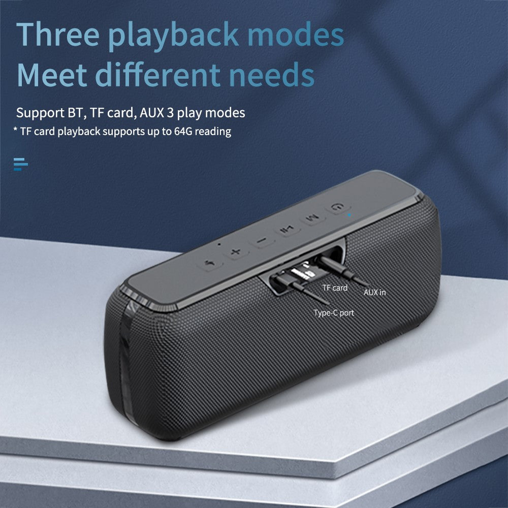CYBORIS V7-Pro 60W Bluetooth-compatible Speaker Bass Sound Portable Waterproof Subwoofer