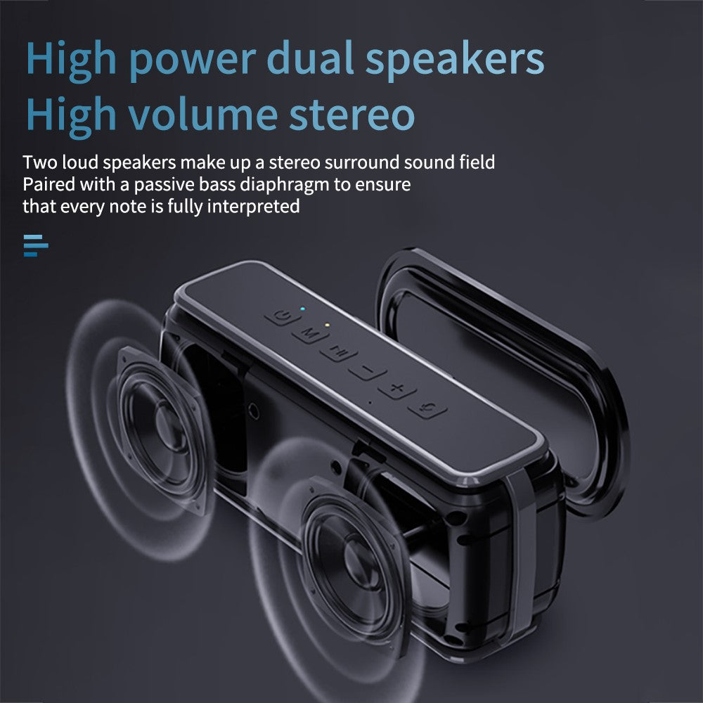 CYBORIS V7-Pro 60W Bluetooth-compatible Speaker Bass Sound Portable Waterproof Subwoofer