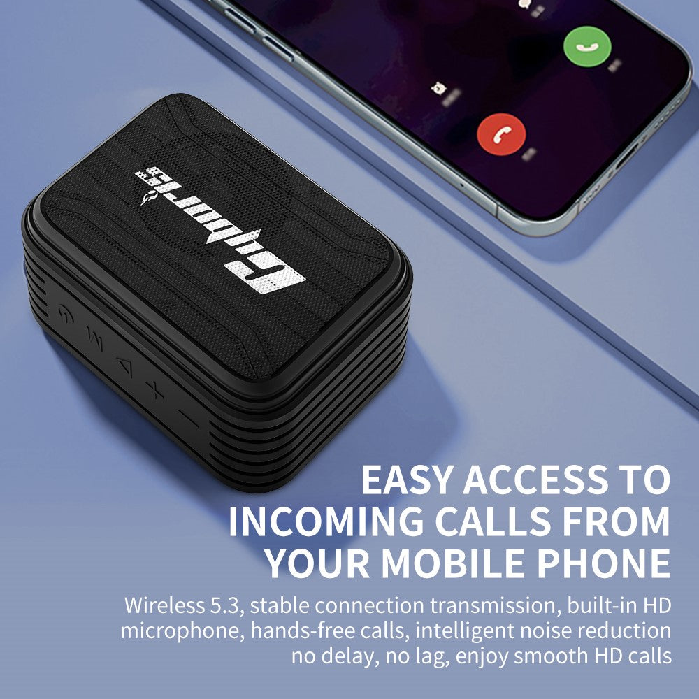 CYBORIS T2 Bluetooth-kompatibel højttaler understøtter TF-kort / USB-nøgle / AUX-indgang / enkelt loop / optagelse / FM