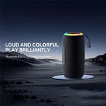 REMAX RB-M82 Trådløs bærbar Bluetooth-kompatibel højttaler TWS-parring Musikafspiller med farverigt lys