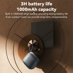 YESIDO YSW24 Portable Mini Speaker, Bluetooth-compatible 5.3 Speaker, CD Diaphragm, 1000mAh Battery